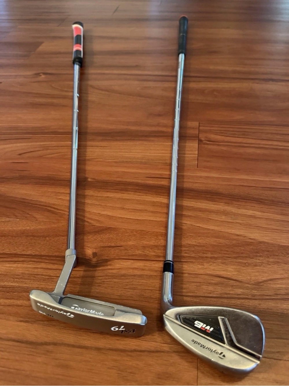 TaylorMade Bundle M6 AW Steel Stiff KBS Max 85 Est 79 TM 110 Putter